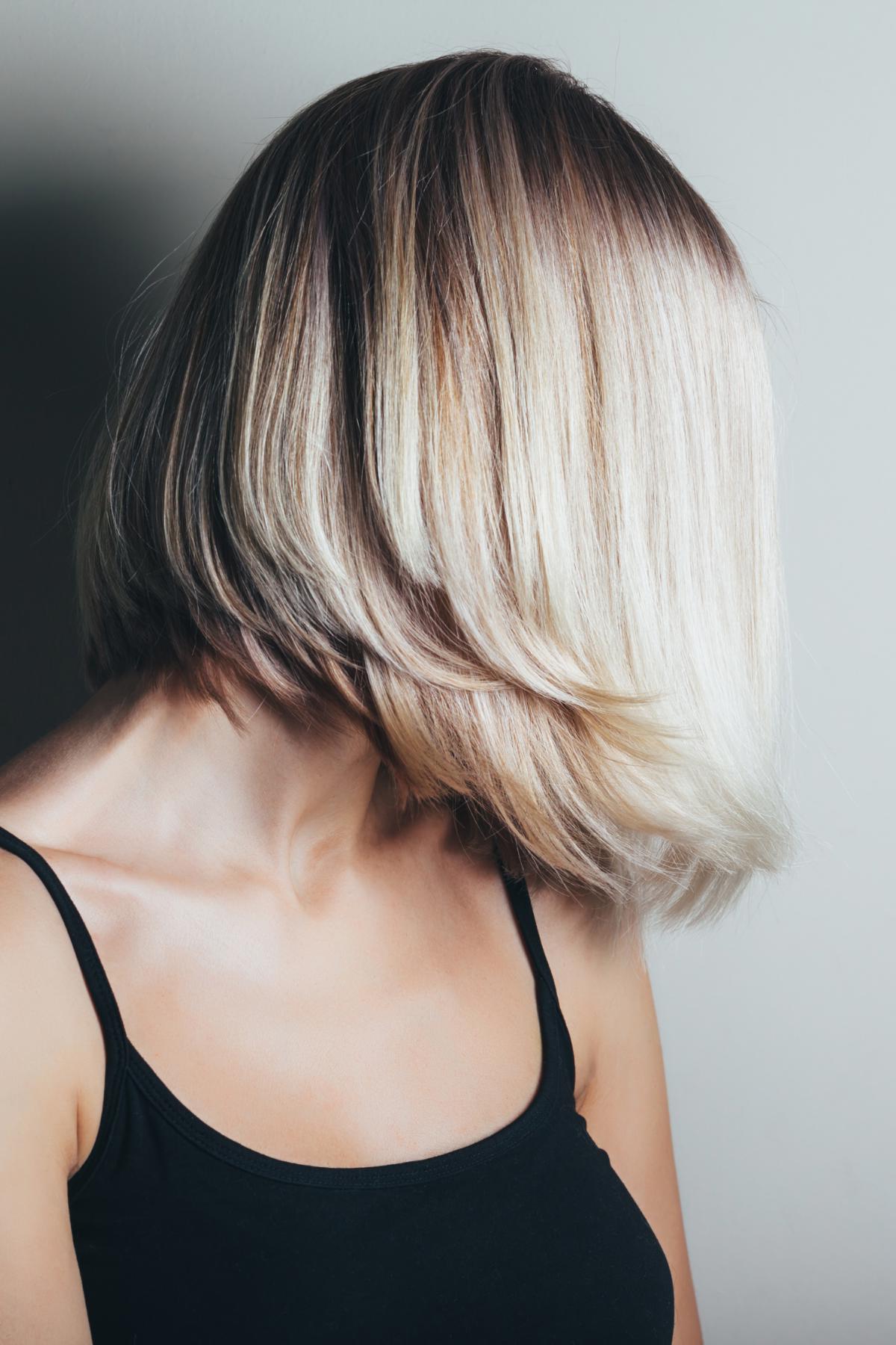 College student with layered haircut in Lancaster, PA.