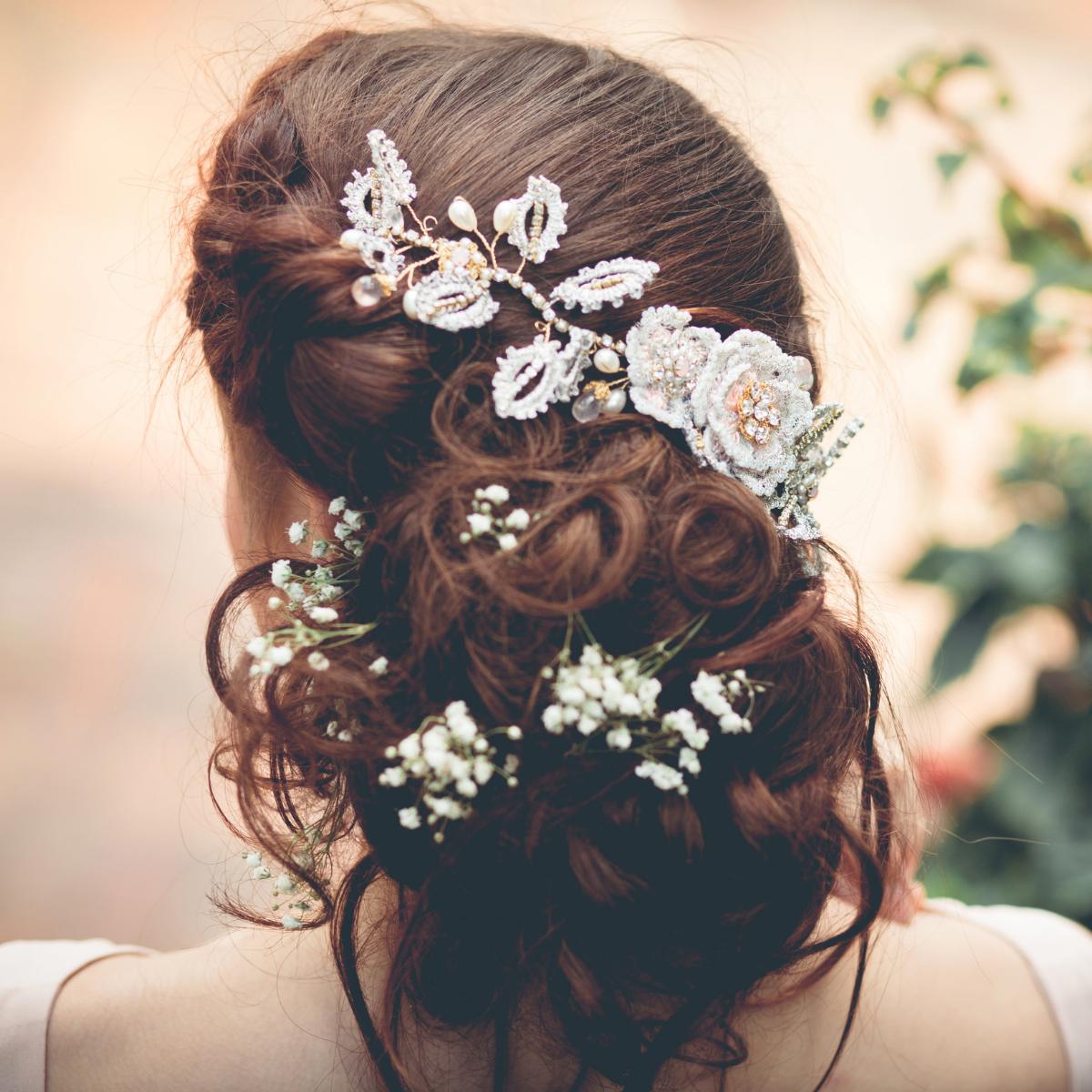 Bridal updo at Conceited Beauty Bar, Lancaster, PA