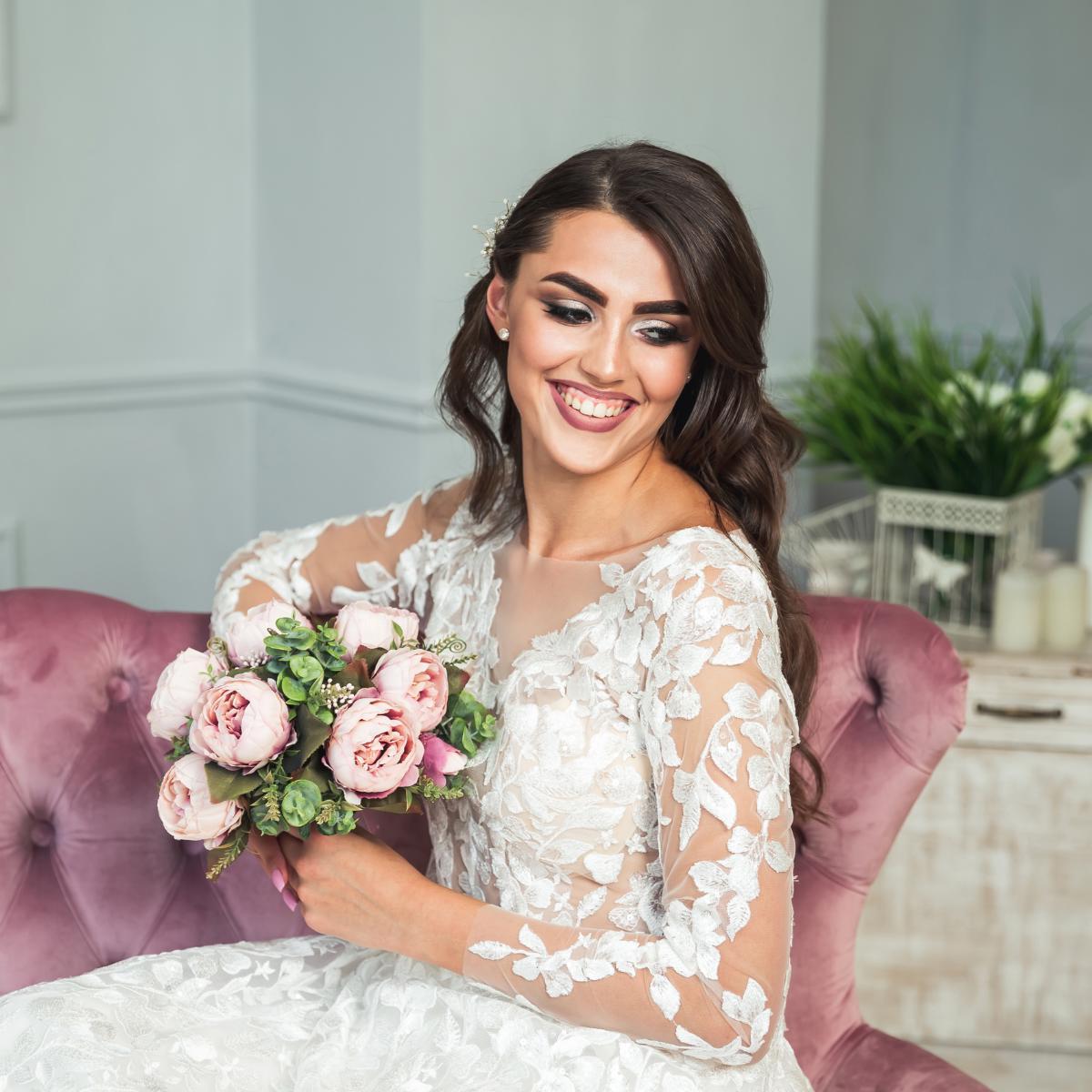 Bride at Conceited Beauty Bar, Lancaster PA